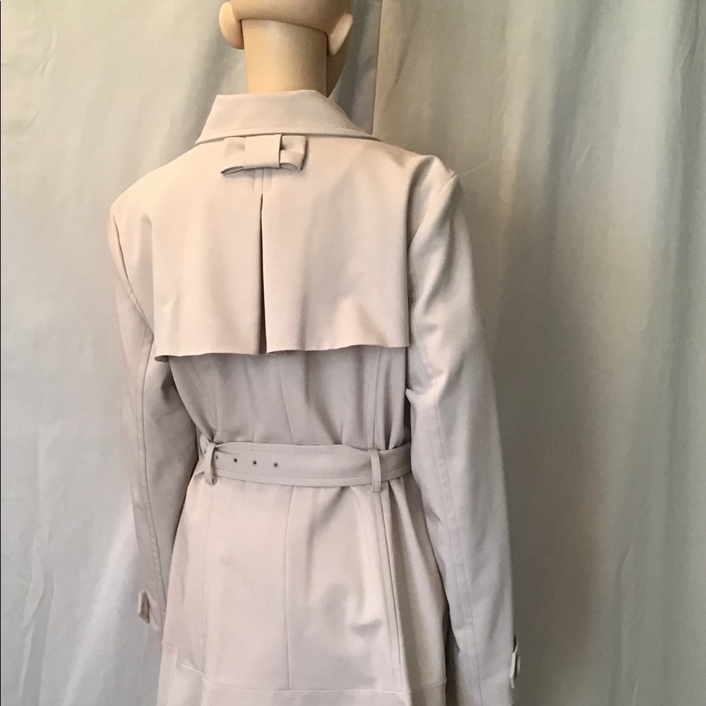 Kate Spade Peplum Hem Back Bow Raincoat NWT